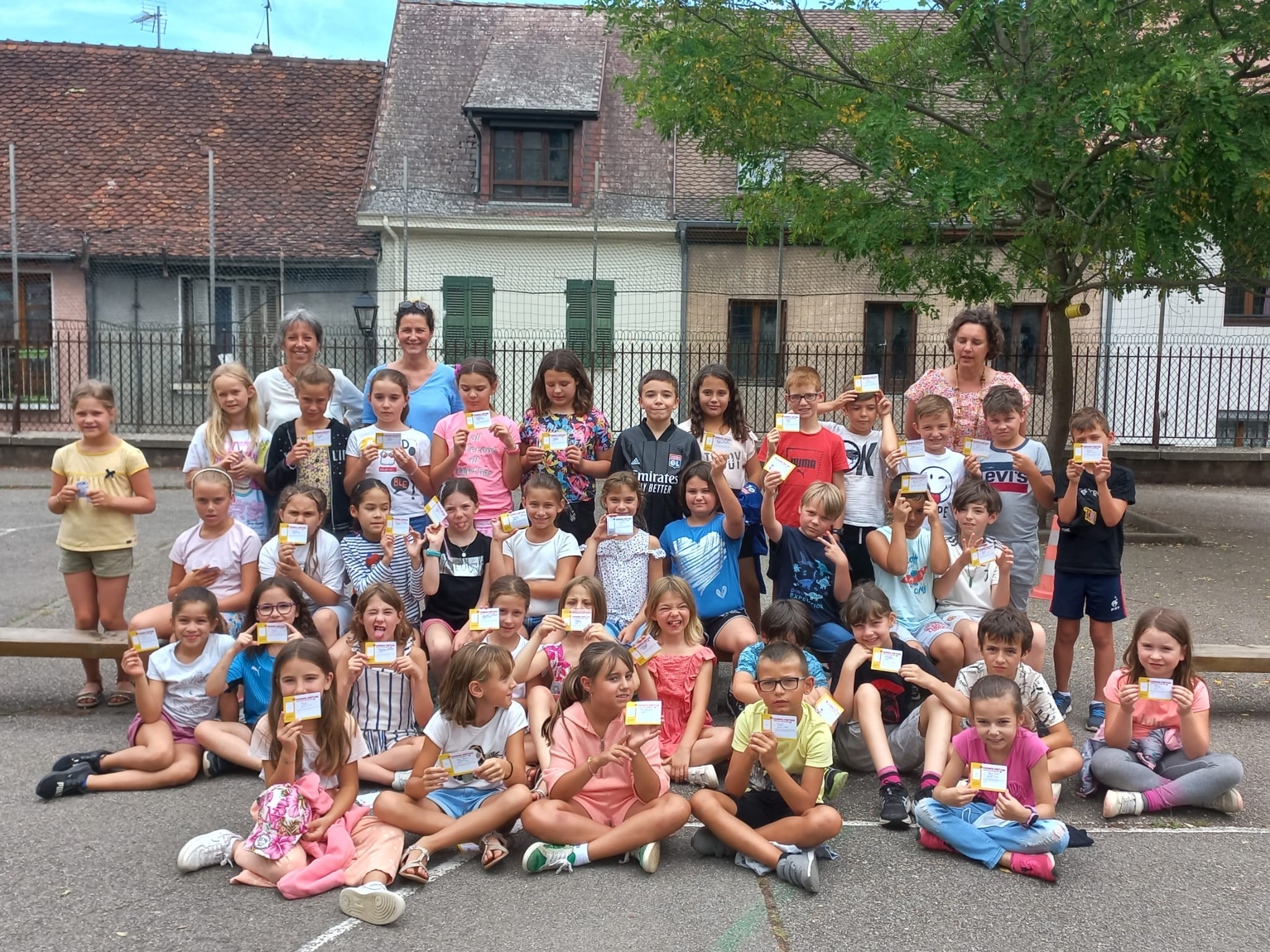 Remise des cadeaux et du permis piéton à l’école Jeanne d’Arc