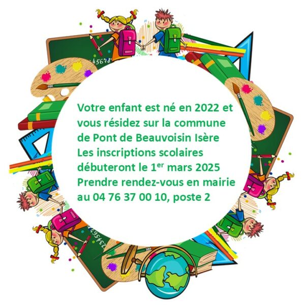 INSCRIPTIONS SCOLAIRES